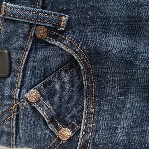 ROCK & Republic Emo Mid Rise Straight Leg Dark Wash Denim Jeans Size 10 - Picture 4 of 9